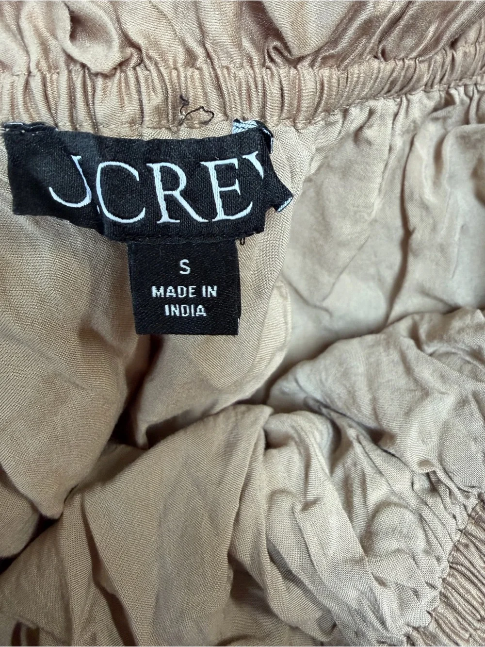 J Crew Crinkle Maxi skirt size small